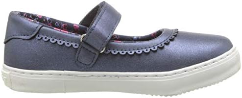 Nine West Baby-Girl's Adaya MJ Mary Jane Flat, Navy Shimmer, M045 M US Toddler | Image 5
