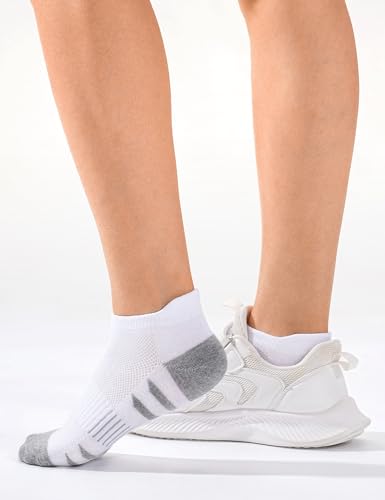 Image of Somaibo 10 Pairs Boys Girls Ankle Socks Kids Athletic No Show Socks Low Cut Half Cushioned Sock