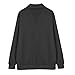 boys quarter zip pullover Boys Quarter Zip Pullover 2025 Winter Fashion Long Sleeve Outdoor Oversized Sweathshirts Plus Size Tops with Pockets Black 11-12 years