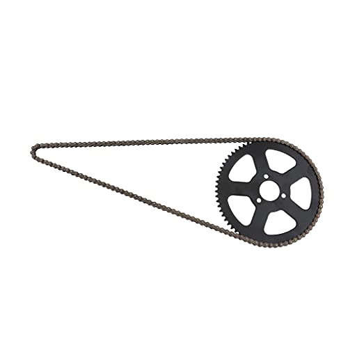 Sharplace Chaîne 25H/136 Links et Pignon 68 Dents pour Mini Scooter ATV, Quad de Vélo de Poche de 49CC
