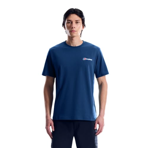 Berghaus Men's Class Logo Short Sleeve Graphic T-Shirt, Hale Navy, S