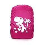 regenhülle rucksack 65 liter Der Schulranzen Regenschutz besteht aus reflektierendem Material, das bei Lichteinfall ein großes reflektierendes Muster erzeugt, damit Ihr Kind im Dunkeln sicher ist.