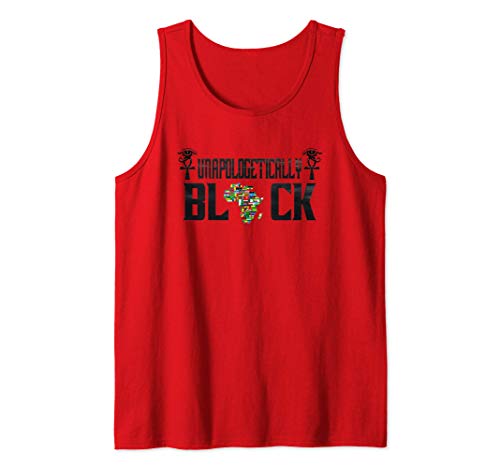 Kemetic Afrocentric Black Melanin African American Apparel Camiseta sin Mangas