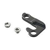 Giant Support de dérailleur arrière de vélo en alliage d'aluminium CNC usiné pour XTC ATX Anthem Trance Roam Seek Noir Argent Pièce de rechange pour réparation de VTT 1 pièce (argent)