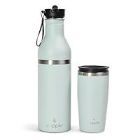 EeQiu Travel Mugs For Hot Drinks With Leakproof Lid - 18oz/510ml