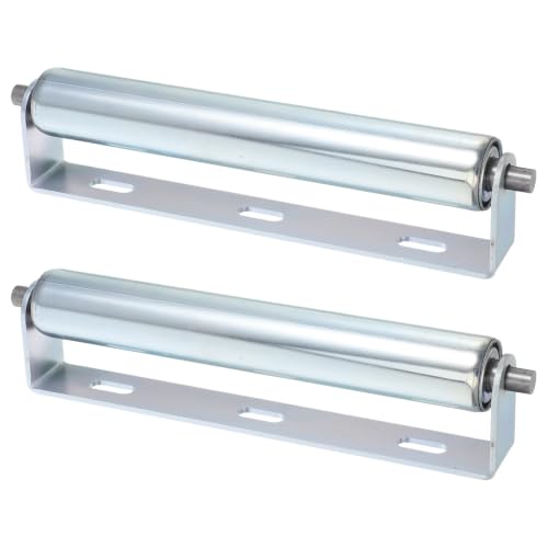 Rouleau de gravité Lurrose en acier inoxydable avec support pour convoyeur
