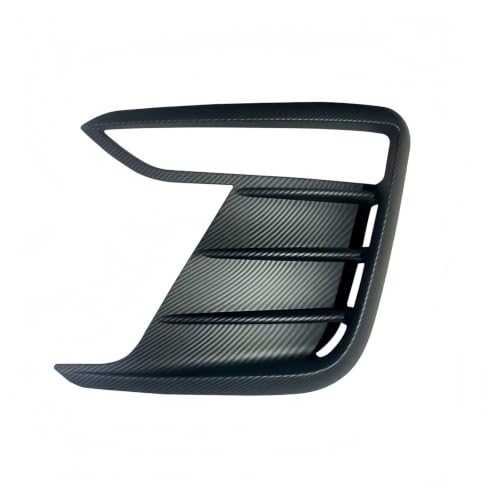 Spoiler antibrouillard Tesla Model Y Juniper 2025 style couteau à vent carbone brillant