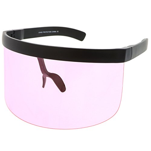 Image of zeroUV Visor Sunglasses for Men and Women, Futuristic Face Shield Glasses with UV400 Protection 172mm