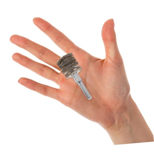 LOPUNER 電動ドリル用鋼線ブラシ 丈夫な高強ワイヤーブラシ 錆落とし塗装除去研磨 属 木材表面クリーニング用