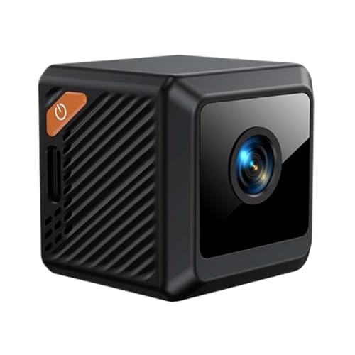 Générique Mini Caméra WiFi sans Fil - Moniteur Vision 1080P,Caméra Portable Rechargeable USB Supporte Carte Mémoire pour Maison Chambre Bébé Jardin...