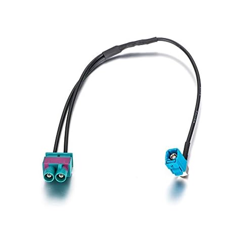 LIEBMAYA Car Antenna Adapter Aerial DAB Splitter Fakra Cable for Car Digital Radio FM RCD330 Plus Cover