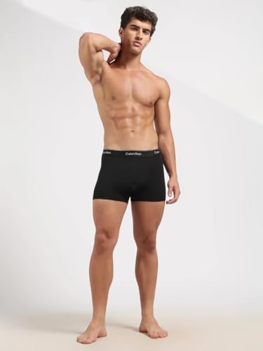 Image of Multi Solid Low Rise Trunks - Pack of 3