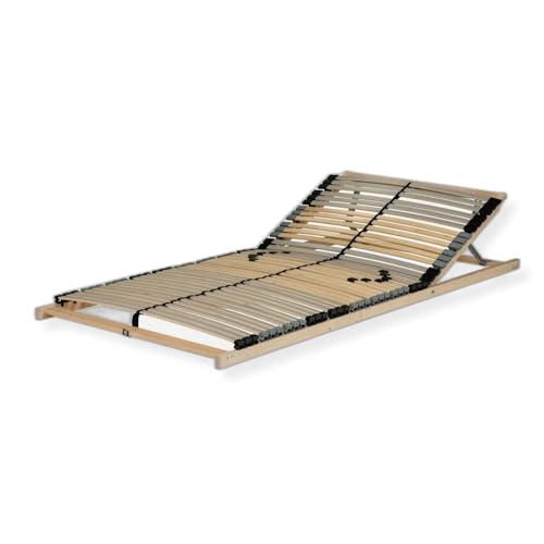 Sleepneo Lattenrost 80x200 cm - Kopfteil verstellbar 42 Latten 7-Zonen Traglast ca. 150 Kg Birken und Buchenschichtholz Selbstmontage Made in Germany Sleepneo Lattenrost 80x200 cm - Kopfteil verstellbar 42 Latten 7-Zonen Traglast ca. 150 Kg Birken und Buchenschichtholz Selbstmontage Made in Germany