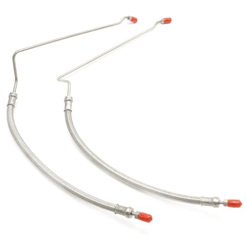 Image of Saihisday 4Pcs 32-864588 Trim Tilt Hydraulic Ram Cylinder Hose Kit, Replacement for Mercruiser Alpha One with Trim Cylinder 15-9 /16 inch, Replaces 32-864589