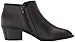 Amazon Essentials Women's Microsuede Ankle Boot, Black, 7 B US