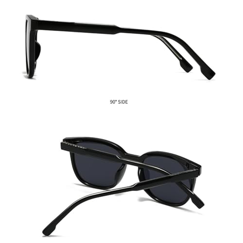Lunettes de soleil rectangulaires pour bloquer les reflets avec style rétro UV400