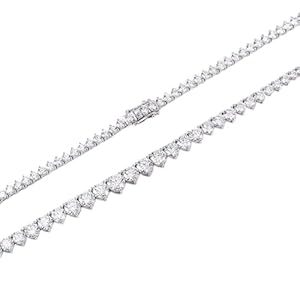 Jewelry100 18 Inch Tennis Necklace ...