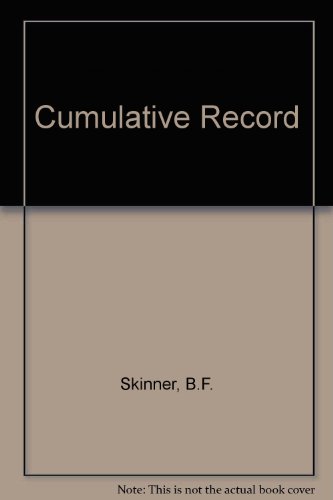 Cumulative Record B000L6F5IU Book Cover