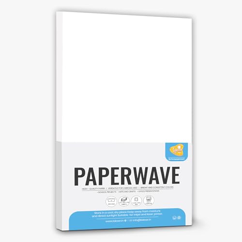 Image of A3 White Paper | 250 GSM Colour Cardstock Paper-Pack of 25 Sheets, for Art, Craft & Project Work, Printing, Etc.