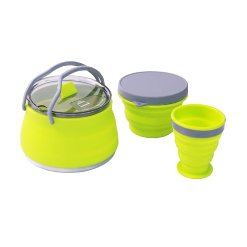 BNF®Foldable Camping Kettle Outdoor Water Kettle for Trekking Backpacking Picnic Green|Sporting Goods | Camping & Hiking |1 Kettle;