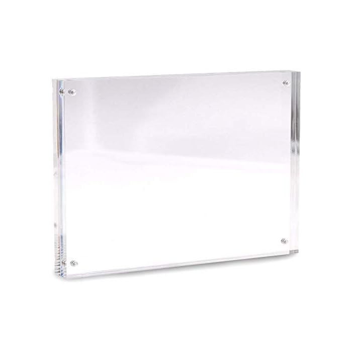 Buy Photo Booth Frames Clear Acrylic 8x10 Picture Frame, Thick, Self