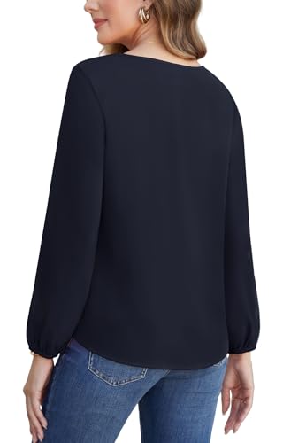 Image of Women's Sleeveless Chiffon Tank Top Business Casual Blouse Tunic Top