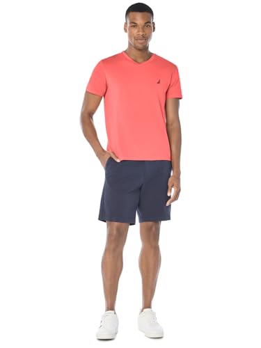 Nautica Men's Short Sleeve Solid Slim Fit V-Neck T-Shirt2