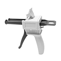 50ml Epoxid Klebepistole 2k Kleber Pistole, Klebstoff Spender 1:1/1:2 Verhältnis,Presse Pistole Kartuschenpistole,Epoxid Pistole,Dentale Dosierpistole,Applikator für Mischung