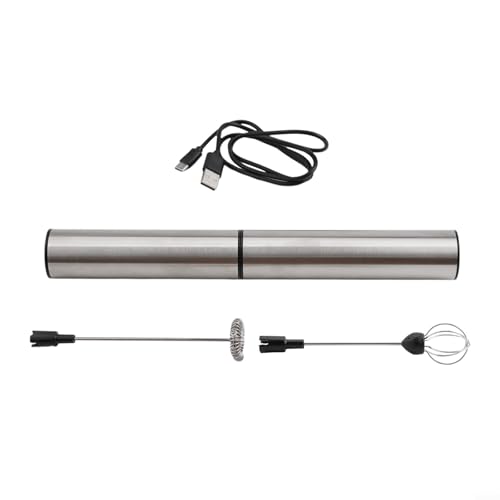 Mini espumador de leche eléctrico recargable portátil USB espumador de mano espumador de alta velocidad mezclador de bebidas varita espumosa para café