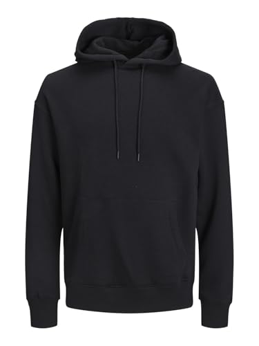 Jack & Jones Jjebasic Noos Sweat Hood Sudadera con Capucha, Hombre, Negro, M