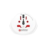SKROSS 1.500221C-E, World to US, Reiseestecker - World to USA - Adaptador de viaje para la aplicación de dispositivos internacionales en los Estados Unidos/Canadá/Caribe