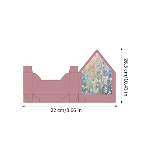 De Sobre - Plegable En Forma De Bolso De 5 Piezas | Cajas De Sobre De San Valentín Para Compromiso, Boda, San Valentín, Cumpleaños, Descuento De Diploma - imagen 4