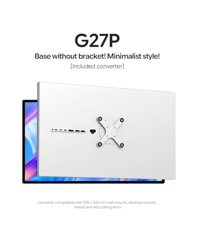 Image of G27P 27'' UHD 5K (5120x2880) Glossy Monitor, IPS Panel, 10-Bit Color, 99% sRGB 99% DCI-P3, 75Hz, 218PPI, HDR, 2000:1 Contrast, Low Blue Light, Eye Care (Minimalist - Without Stand)