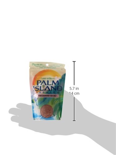 Miniatura 2 de Palm Island Premium Sal marina, diamante rosa, 4 onzas