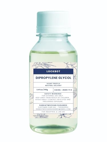 Image of Diproylene Glycol 100ml | Fragrance Diluent for Essential Oils, Colognes, Room Sprays & DIY Cosmetic Formulations - 100ml