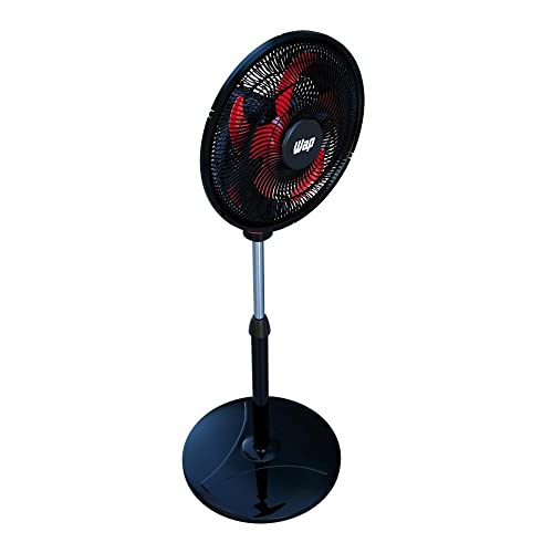 Ventilador Wap Rajada Turbo W130 Coluna 130w com Grade 50cm 5 pás 220v Preto/vermelho