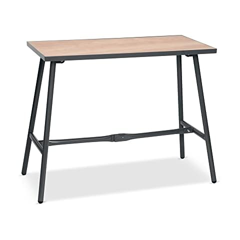 HEMMDAL Werkbank | Werktisch | klappbar | vormontiert | Tragkraft 150 kg | HxBxT 84 x 100 x 50 cm | hochrobust aus pulverbeschichtetem Stahl Cover