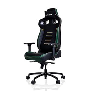 Vertagear PL4800 Ergonomic Big & Tall Gaming Chair featuring ContourMax Lumbar & VertaAir Seat systems – RGB LED Kits Upgradeable – Midnight Green