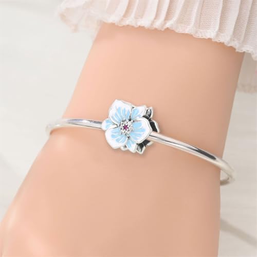 Image of 925 Sterling Silver Charms,Hypoallergenic Beads,Compatible with Pandora Bracelets and Necklaces,Women Holiday Gift Pendants