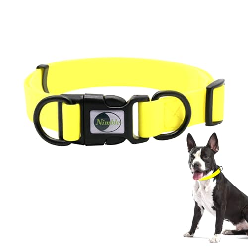 Halsband Hund Wasserdichtes Welpe Hundehalsband Einstellbarer, stark und haltbar, leicht zu reinigen Geruchloses Hundehalsband kleine Hunde