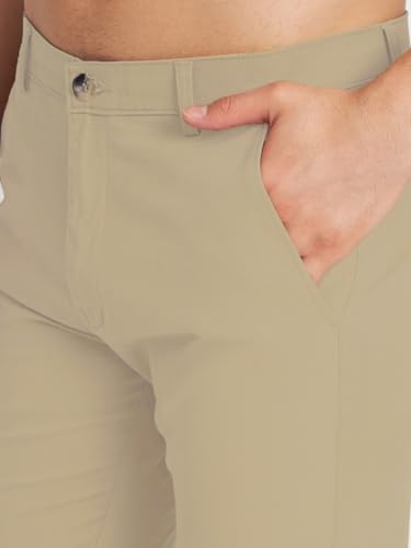 Image of KARGEENS Men Kargeens Men's Cotton Slim Fit Casual Chinos Trousers for Men Stylish