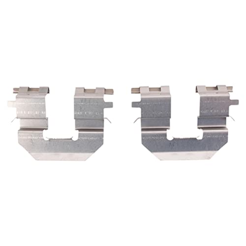 Image of TRQ Rear Driver and Passenger Side Brake Caliper Set Caliper Brackets Hardware Compatible with 12-15 Hyundai Azera with Manual Parking Brake 16-17 Hyundai Azera Base Model Manual Parking