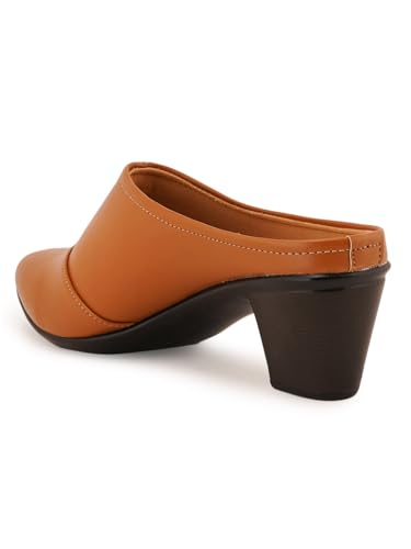 Image of ELLE Women's Slip-On Block Heel Mules