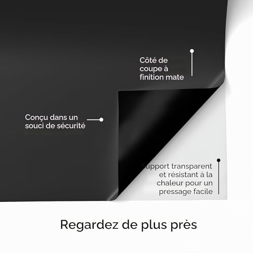 Vinyle thermotransfert Cricut à échenillage facile pour textiles - 4