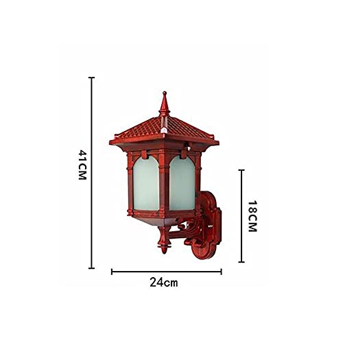 Applique extérieure étanche IP54 anti-rouille avec diffuseur en verre clair
