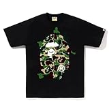 [APE Fashion] エイプ 半袖 Tシャツ メンズ 夏青年限定版 迷彩 カートゥーン プリント 綿 柔らかい 快適 クルーネック 半袖シャツ 吸汗性と通気性 カジュアル 大きいサイズ インナーシャツ カップルウェア トップス 男女兼用 [並行輸入品]