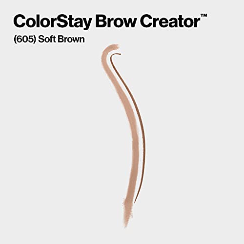 Revlon ColorStay Brow Creator, 605 Soft Brown, 0.003 oz - image 2