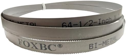 FOXBC 64-1/2 in. 24 TPI Metal Cutting Band Saw Blade Fits Most 6" x 4" Band saws, Ideal for Applications in Metal