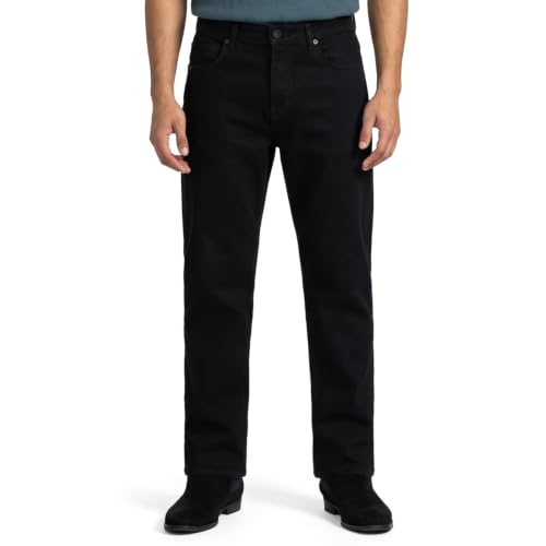 Image of Spykar Men's Ricardo Straight Fit Jeans | Mid Rise | Casual Denim | Non-Stretch Fit | Jeans for Man
