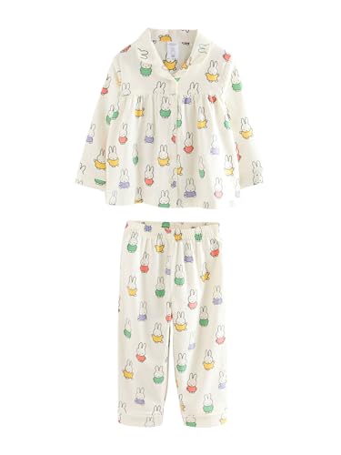 NEXT Mädchen Geknöpfter Schlafanzug Miffy Ecru White 128-134